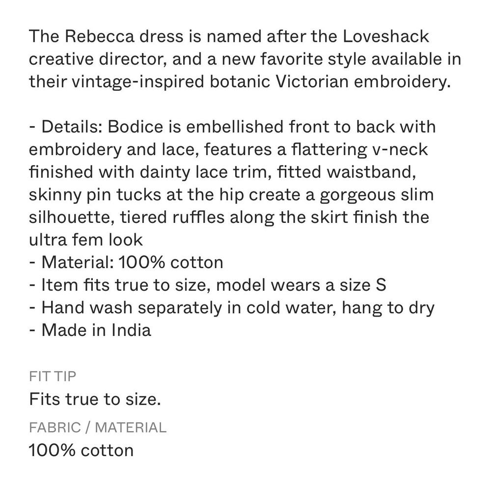 LoveShackFancy Rebecca 100% Cotton White Lace Embroidered Tiered Midi Dress - Picture 5 of 14